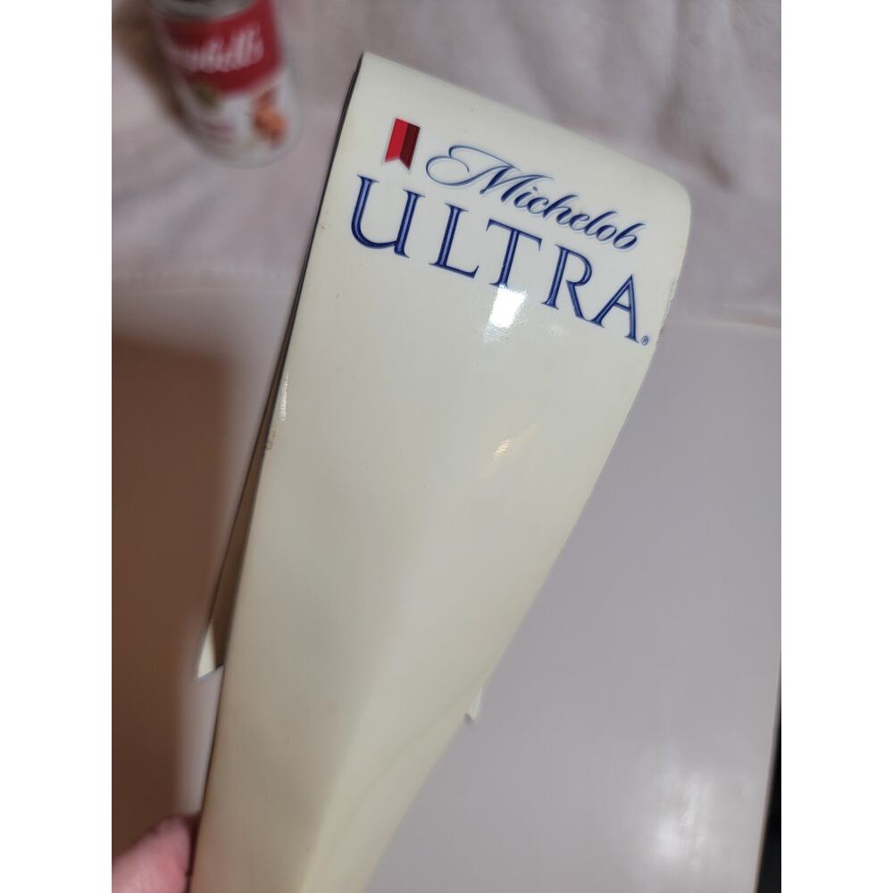 Michelob Ultra Tall 12" Ribbon Beer Tap Handle Pull Knob Bar Keg - Picture 2 of 7